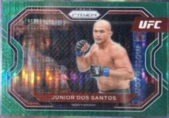 Junior Dos Santos 2021 Panini Prizm UFC Base #131 Green Pulsar