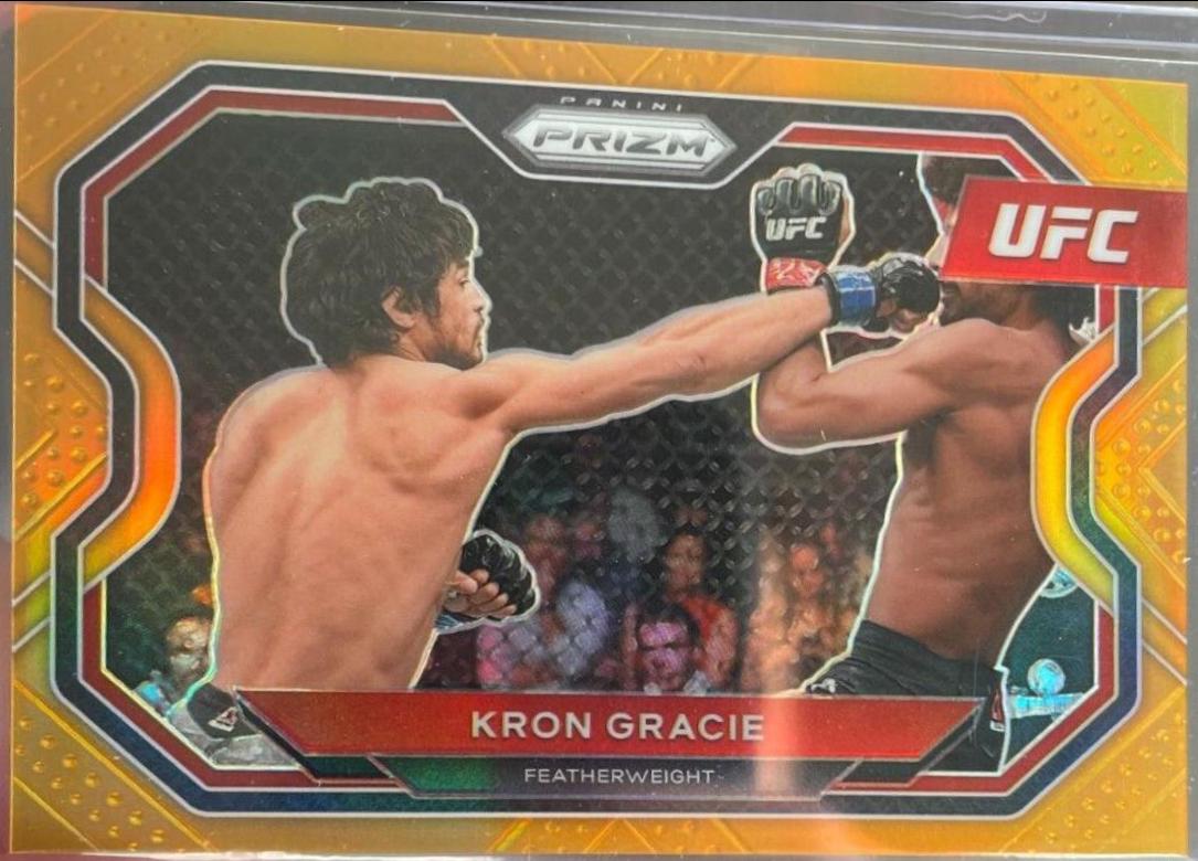 Kron Gracie 2021 Panini Prizm UFC Base #114 Orange