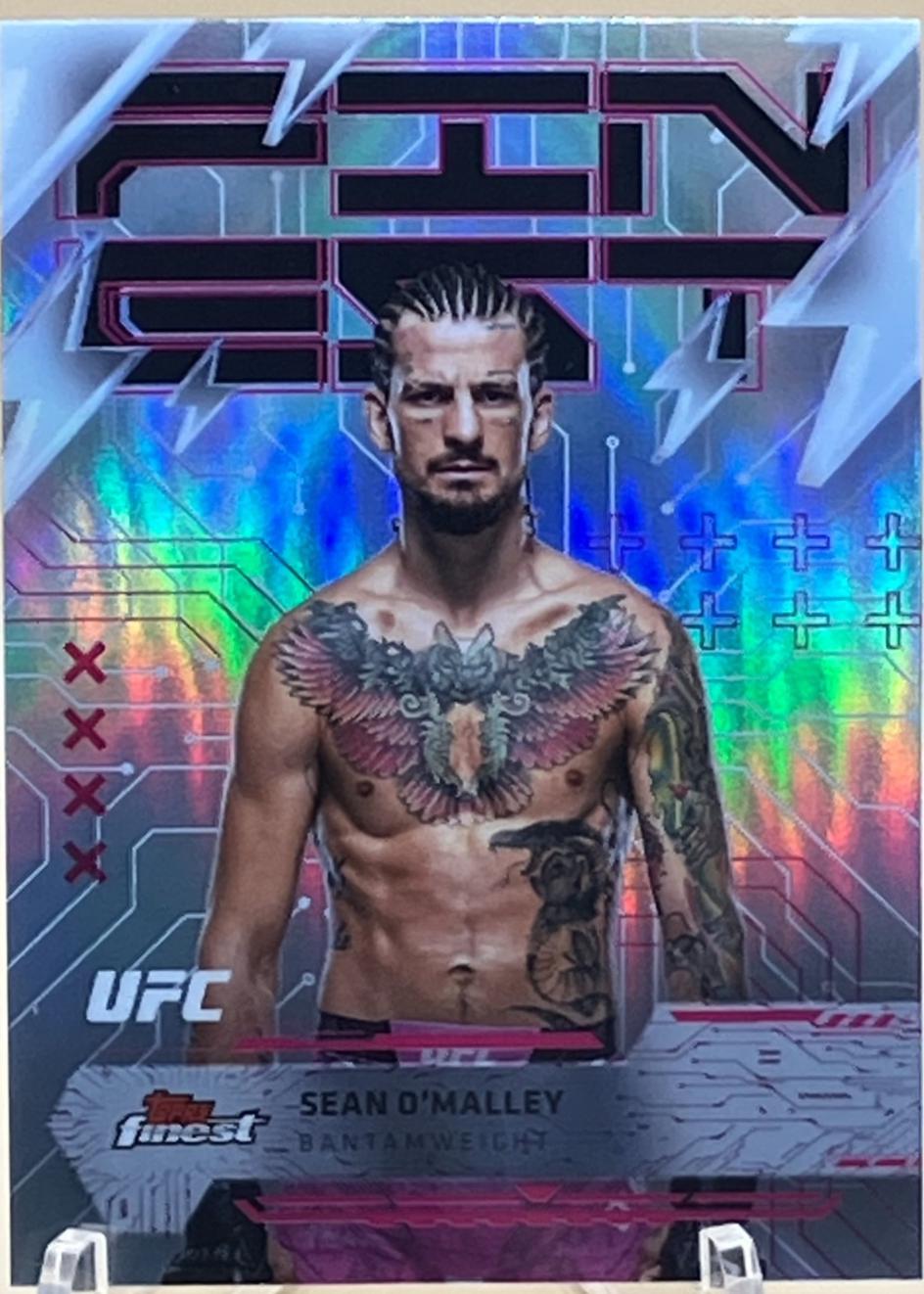 Sean O'Malley 2025 Topps Finest UFC Base Rare #225 Refractor