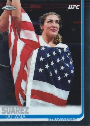Tatiana Suarez 2019 Topps Chrome UFC Base #29 Red