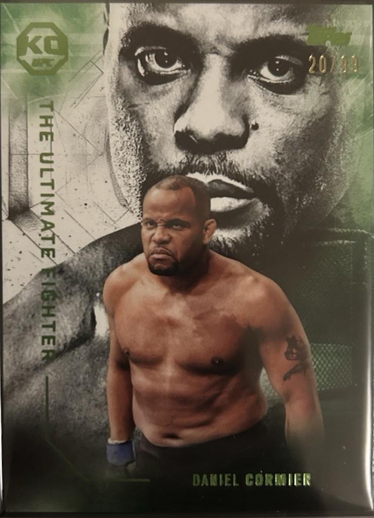 Daniel Cormier 2025 Topps Knockout UFC The Ultimate Fighter #UF-6 Lime Green