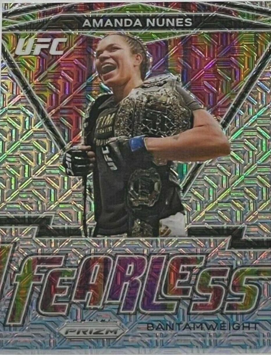 Amanda Nunes 2021 Panini Prizm UFC Fearless #16 Mojo