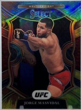 Jorge Masvidal 2021 Panini Select UFC Concourse #55 Tie Dye