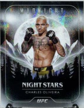 Charles Oliveira 2024 Topps Midnight UFC Base #7 Moon Beam
