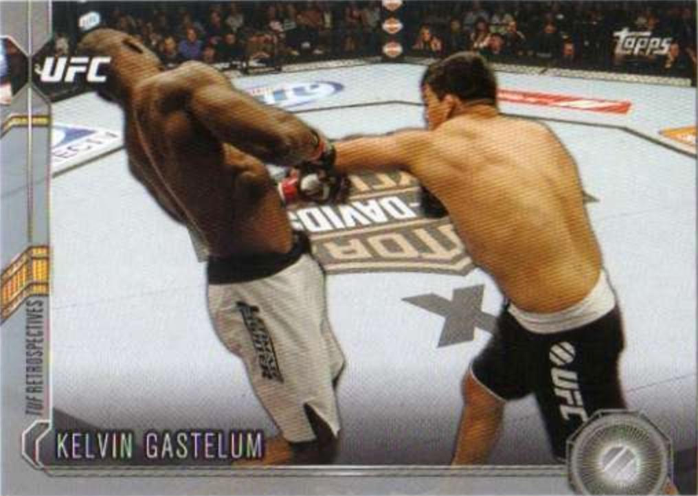 Kelvin Gastelum 2015 Topps UFC Chronicles Base #191 Silver