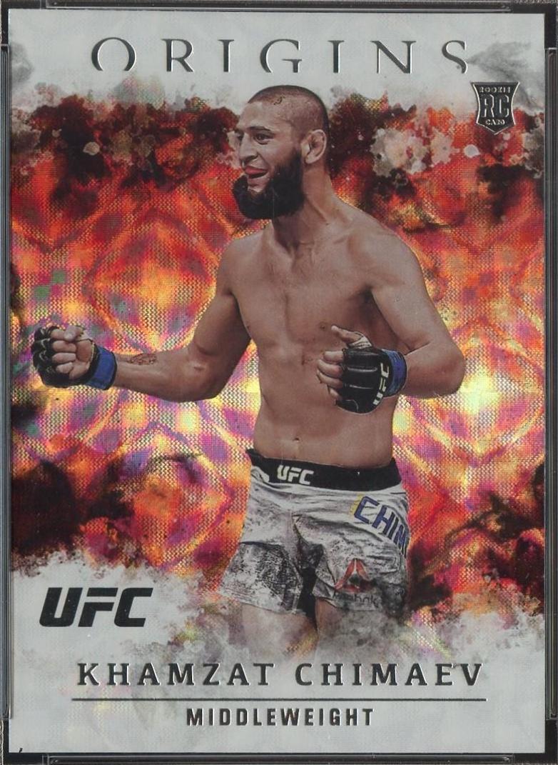 Khamzat Chimaev 2021 Panini Chronicles UFC Base Origins #32 Asia