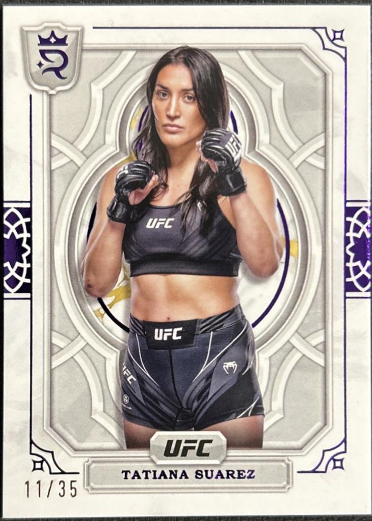 Tatiana Suarez 2024 Topps Royalty UFC Base #37 Purple