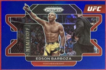 Edson Barboza 2022 Panini Prizm UFC Base #31 Blue