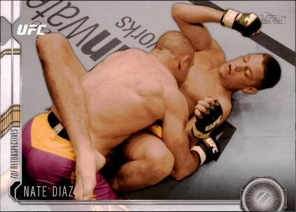 Nate Diaz 2015 Topps UFC Chronicles Base #52 Sepia