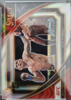 Alex Pereira 2023 Panini Select UFC Mezzanine #317 Black Blue