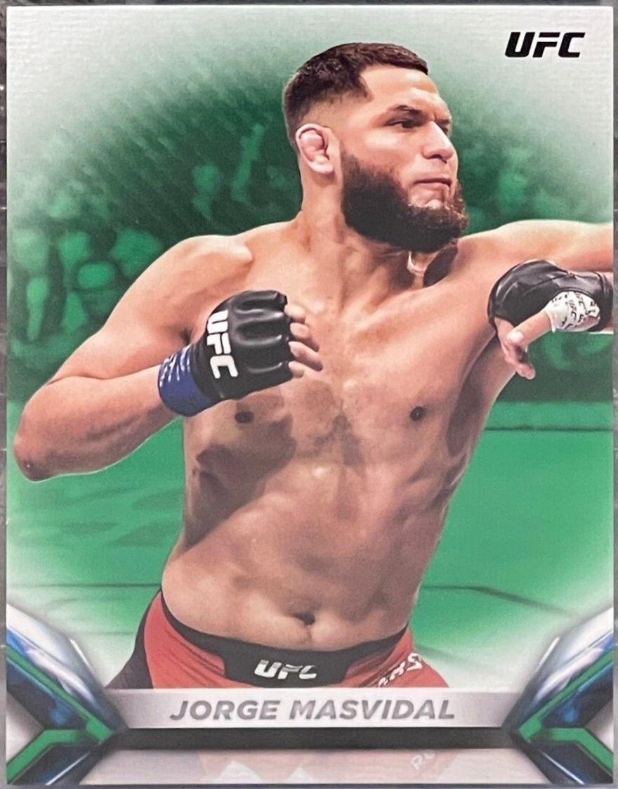 Jorge Masvidal 2018 Topps UFC Knockout Base #35 Green