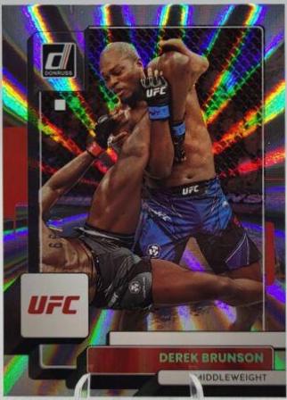 Derek Brunson 2023 Panini Donruss UFC Base #120 Laser