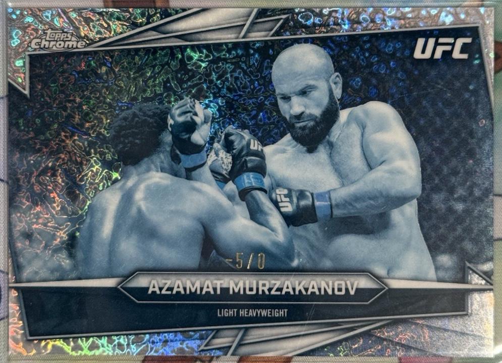 Azamat Murzakanov 2026 Topps Chrome UFC Base #19 Frozenfractor