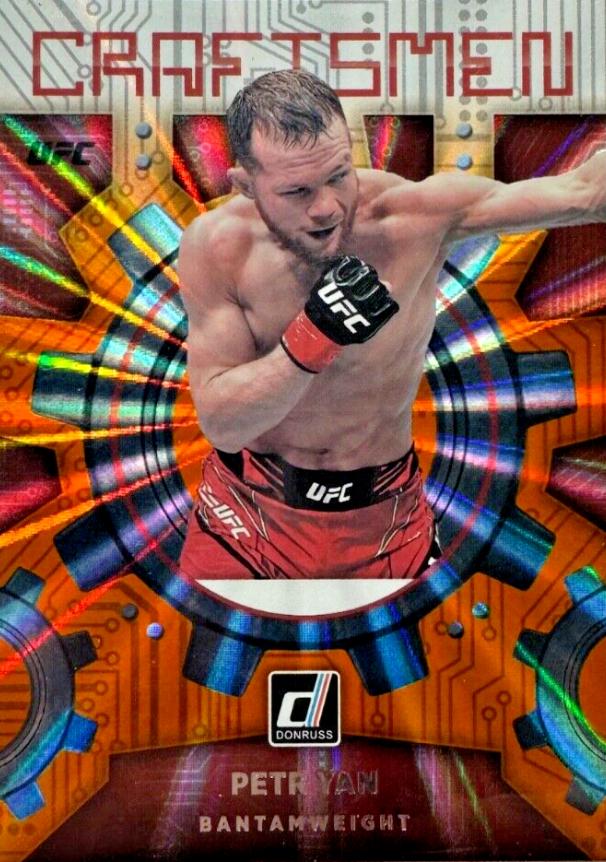 Petr Yan 2022 Panini Donruss UFC Craftsmen #8 Orange