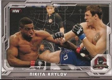 Nikita Krylov 2014 Topps UFC Champions Base #27 Black