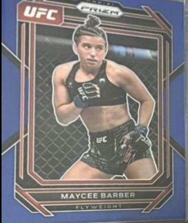 Maycee Barber 2023 Panini Prizm UFC Base #162 Blue