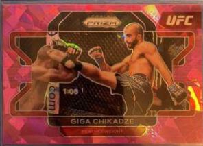 Giga Chikadze 2022 Panini Prizm UFC Base #71 Pink Ice