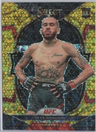 Sean Woodson 2023 Panini Select UFC Concourse #23 Gold Disco
