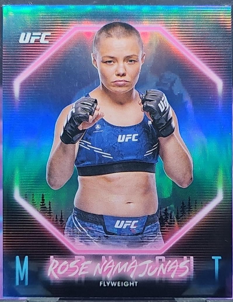 Rose Namajunas 2025 Topps Midnight UFC Base #75 Zodiac