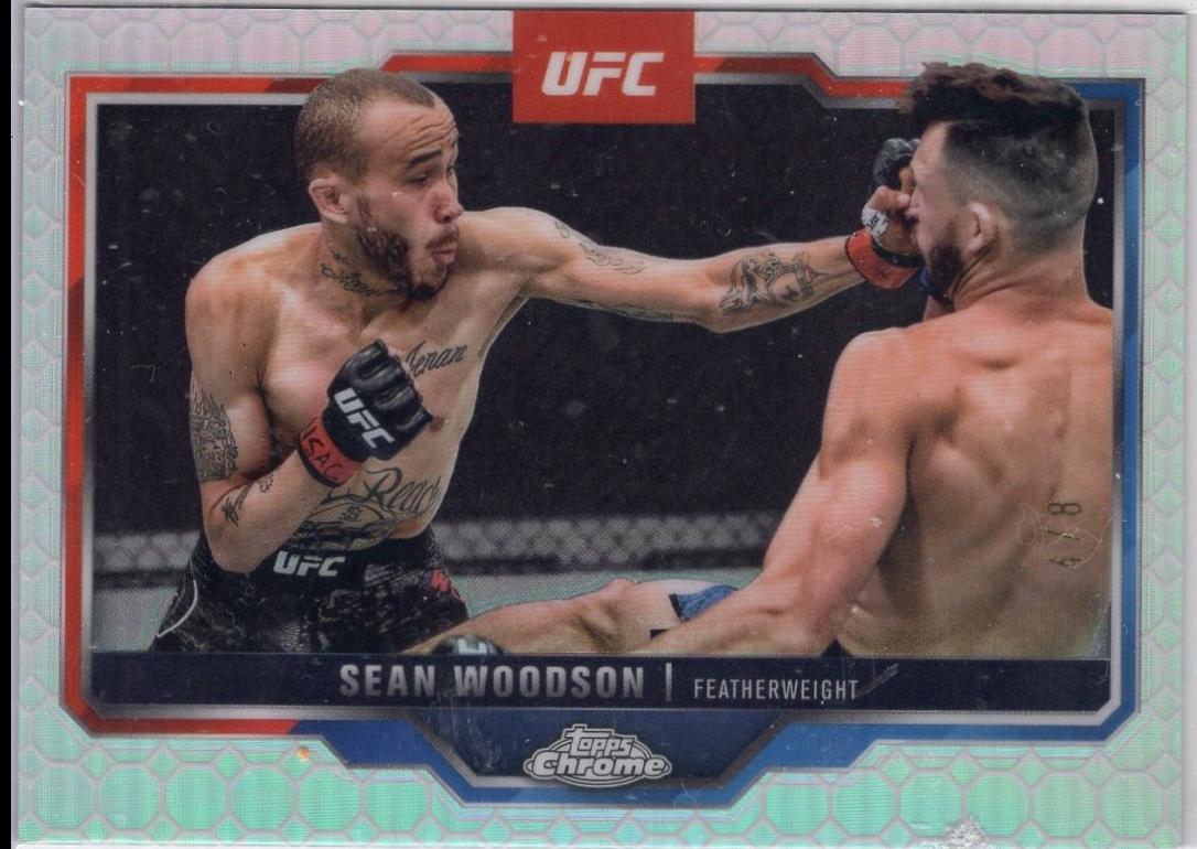 Sean Woodson 2025 Topps Chrome UFC Base #87 OctaFractor