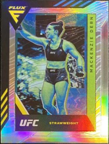Mackenzie Dern 2022 Panini Chronicles UFC Base Flux #340 Silver