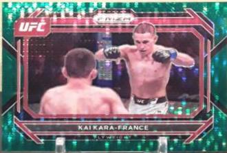 Kai Kara-France 2023 Panini Prizm UFC Base #15 Green Pulsar