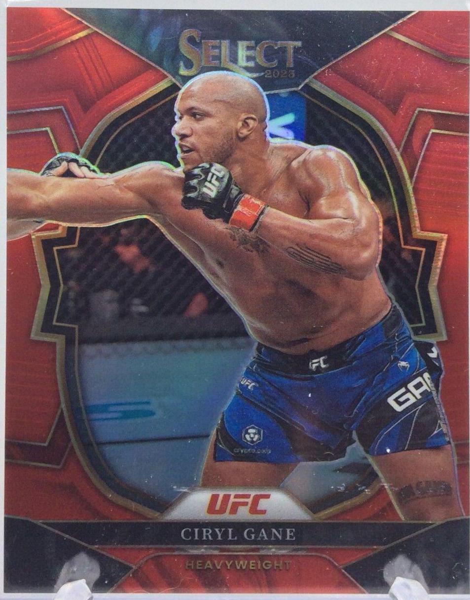 Ciryl Gane 2023 Panini Select UFC Concourse #95 Red
