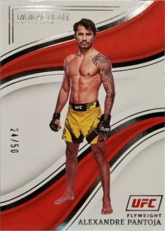 Alexandre Pantoja 2023 Panini Immaculate Collection UFC Base #5 Gold