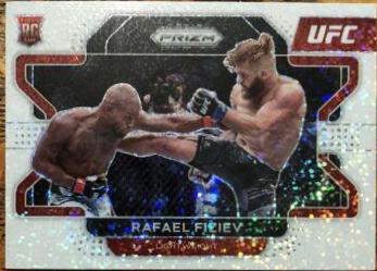 Rafael Fiziev 2022 Panini Prizm UFC Base #98 White Sparkle