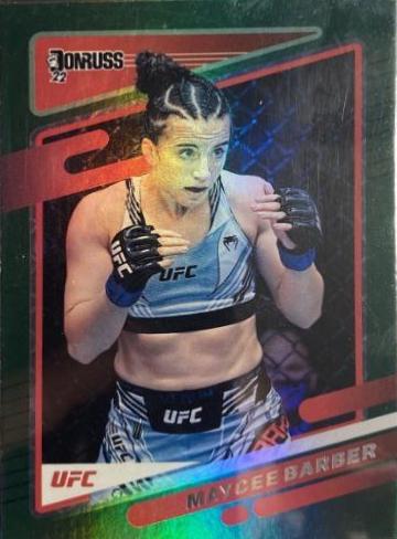 Maycee Barber 2022 Panini Donruss UFC Base #133 Green
