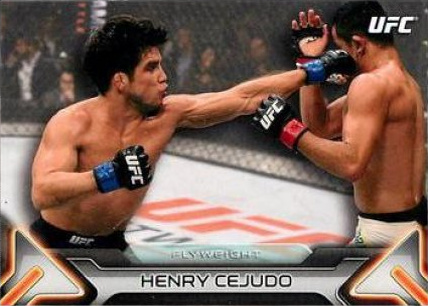 Henry Cejudo 2016 Topps UFC Knockout Base #9 Red