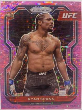 Ryan Spann 2021 Panini Prizm UFC Base #41 Pink Pulsar