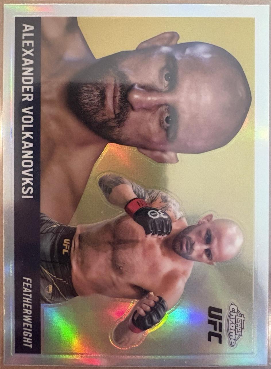Alexander Volkanovski 2025 Topps Chrome UFC 1955 Topps #55T-2 Refractor