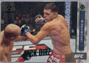 Nick Diaz 2022 Panini Chronicles UFC Base Luminance #153 Green