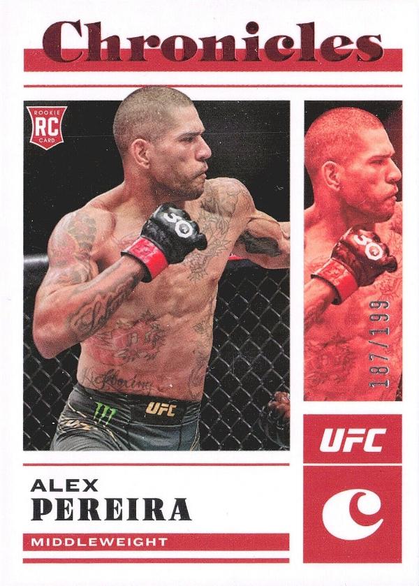 Alex Pereira 2023 Panini Chronicles UFC Base Chronicles #77 Red