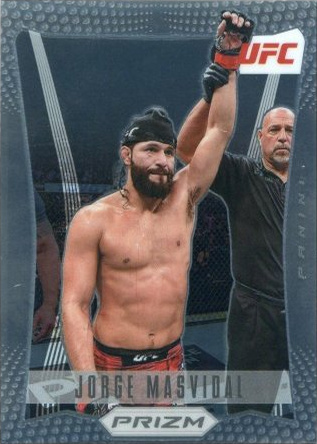 Jorge Masvidal 2022 Panini Prizm UFC Prizm Flashback #15 Green Pulsar