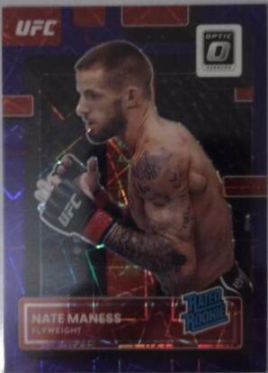 Nate Maness 2023 Panini Donruss Optic UFC Base #113 Purple Velocity