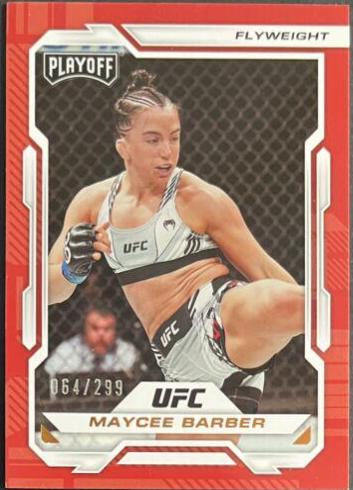 Maycee Barber 2023 Panini Chronicles UFC Base Playoff #168 Bronze
