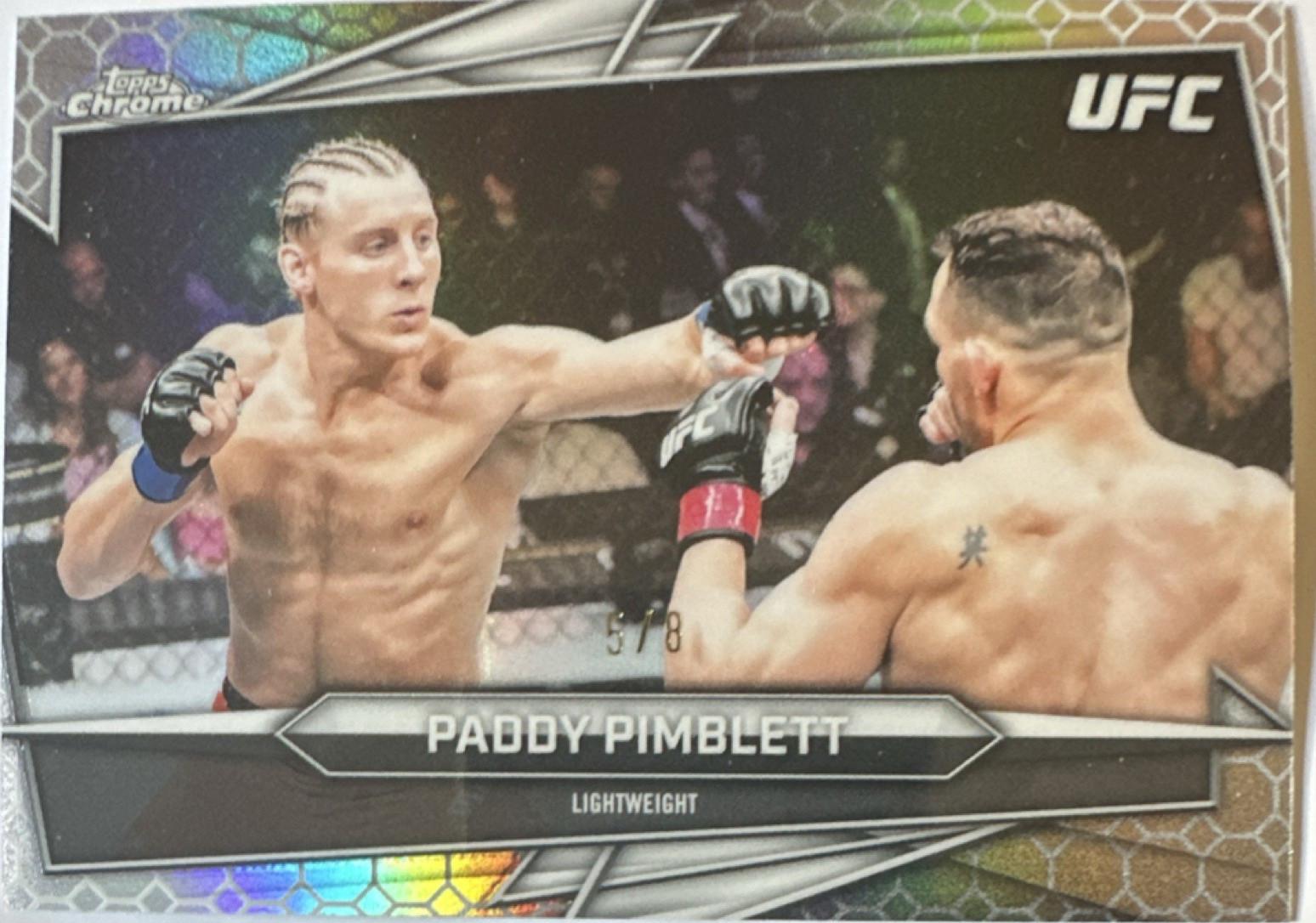 Paddy Pimblett 2026 Topps Chrome UFC Base #23 Octafractor