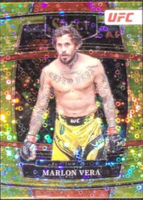 Marlon Vera 2022 Panini Select UFC Concourse #36 Gold Disco