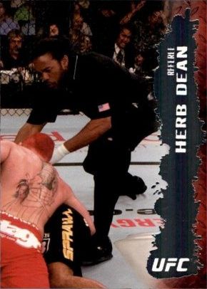 Herb Dean 2009 Topps UFC Round 2 Base #147 Diamond