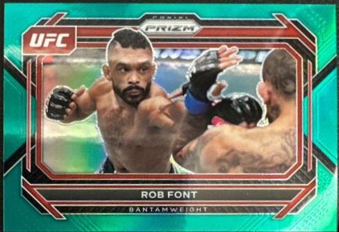 Rob Font 2023 Panini Prizm UFC Base #21 Teal