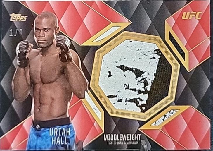 Uriah Hall 2016 Topps UFC Top of the Class Top of the Class Relics #TCR-UH Red