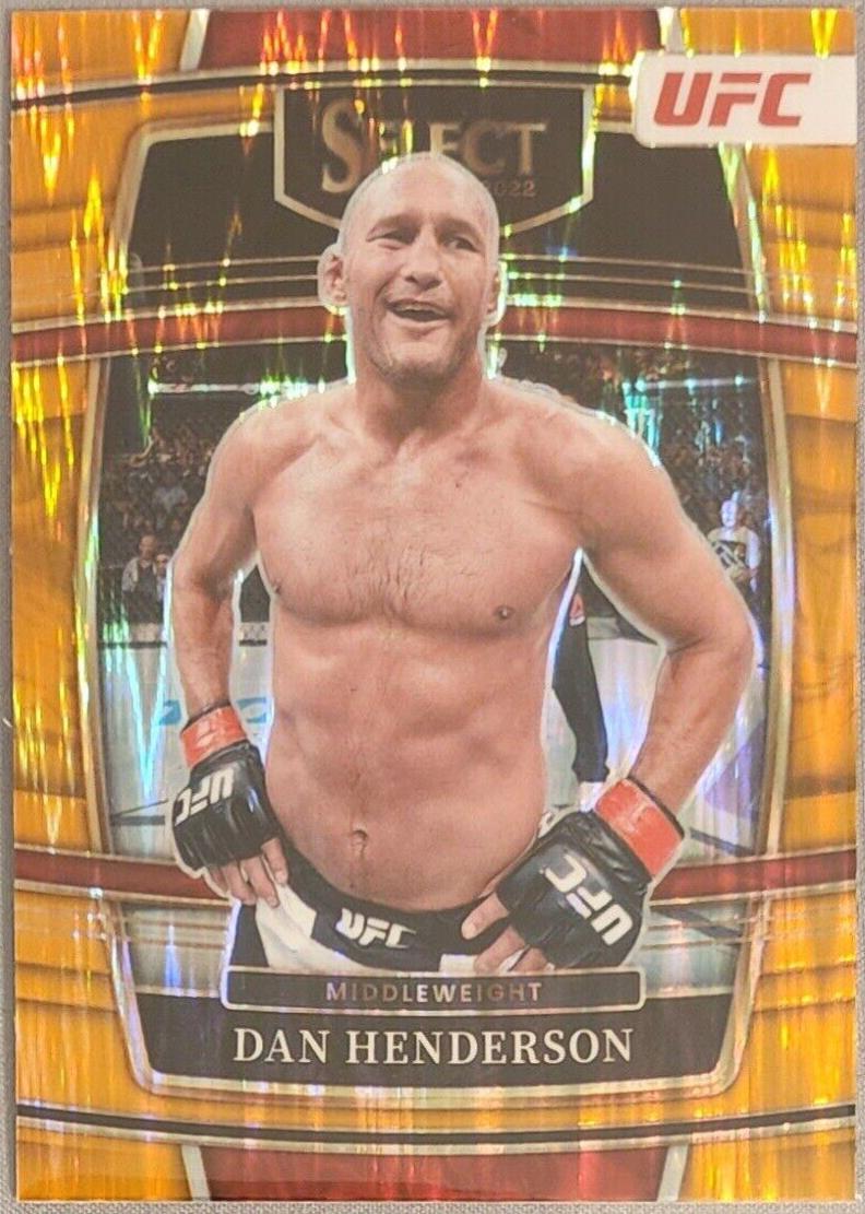 Dan Henderson 2022 Panini Select UFC Concourse #32 Orange Flash