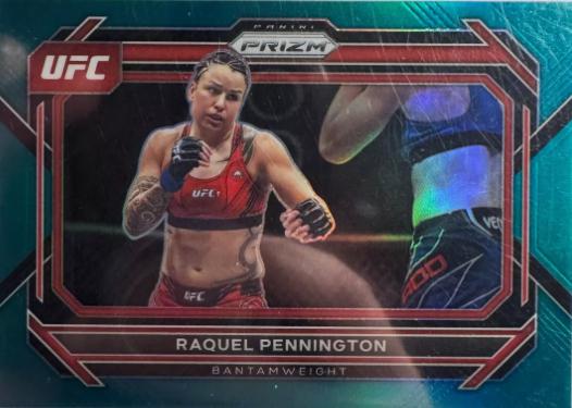 Raquel Pennington 2023 Panini Prizm UFC Base #11 Teal
