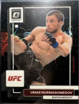 Umar Nurmagomedov 2023 Panini Donruss Optic UFC Base #84 Black Velocity