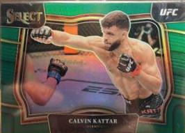 Calvin Kattar 2023 Panini Select UFC Octagonside #206 Green