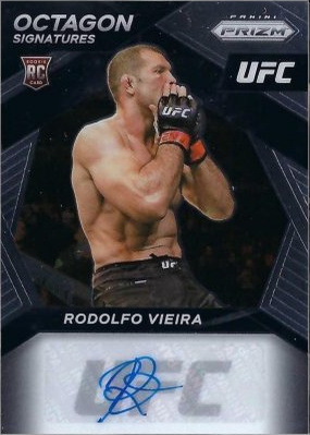 Rodolfo Vieira 2021 Panini Prizm UFC Octagon Signatures #OS-RDF Black