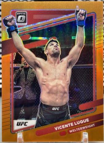 Vicente Luque 2022 Panini Donruss Optic UFC Base #92 Orange