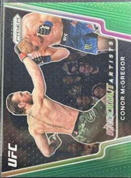 Conor McGregor 2021 Panini Prizm UFC Knockout Artists #16 Green